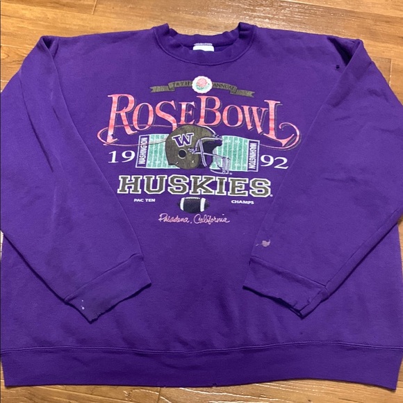 Vintage Washington Huskies Rose Bowl 1992 Sweatshirt